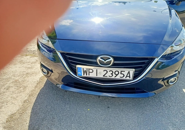 Mazda 3 cena 57900 przebieg: 80778, rok produkcji 2017 z Piaseczno małe 191